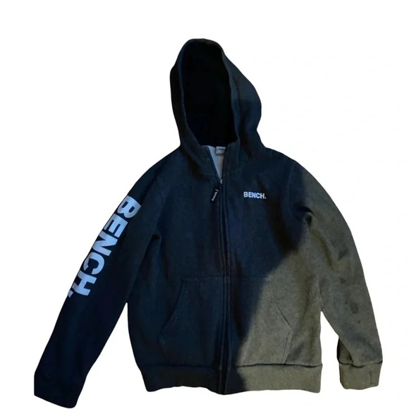 Bench grey logo hoody size boy girl 10/12 - Picture 1 of 6